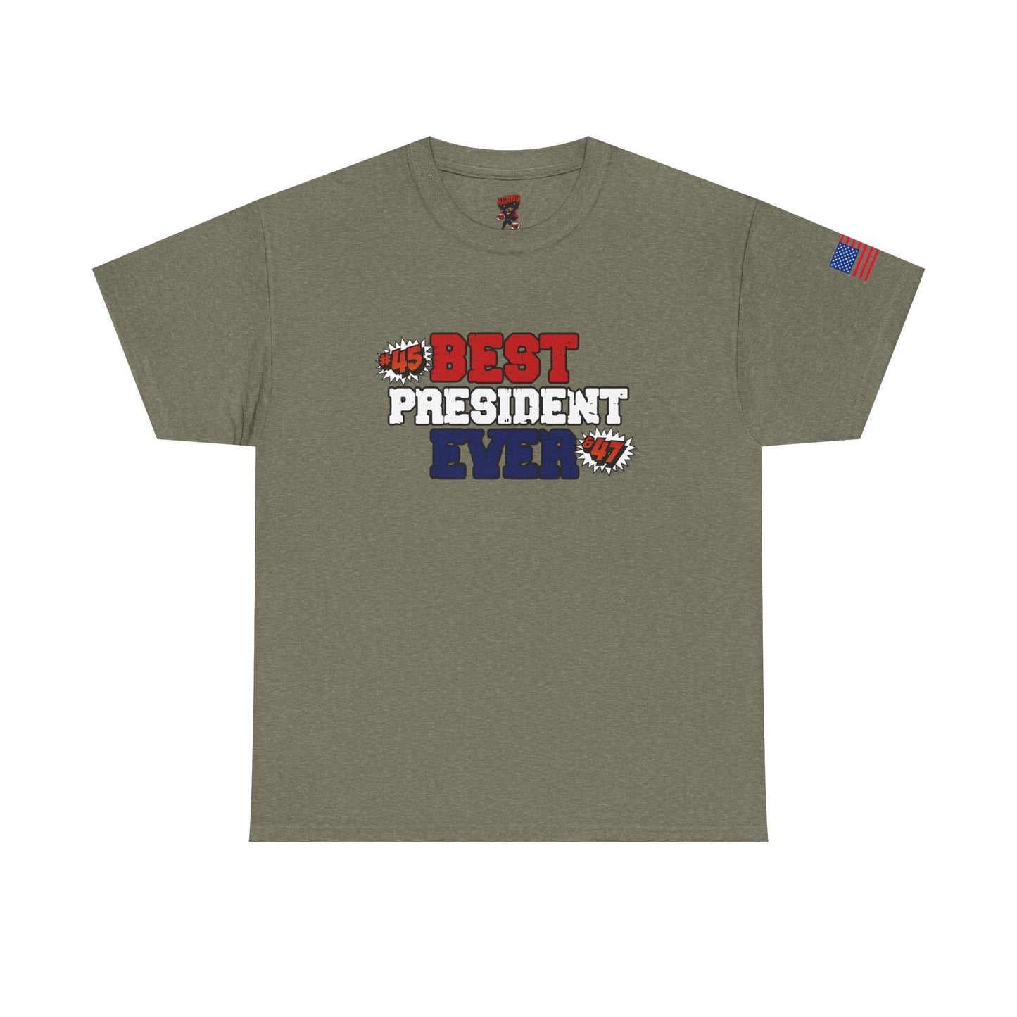 🔥 MagaMan “Best President Ever” T-Shirt – Stand Proud, Stay Bold! 🇺🇸💪