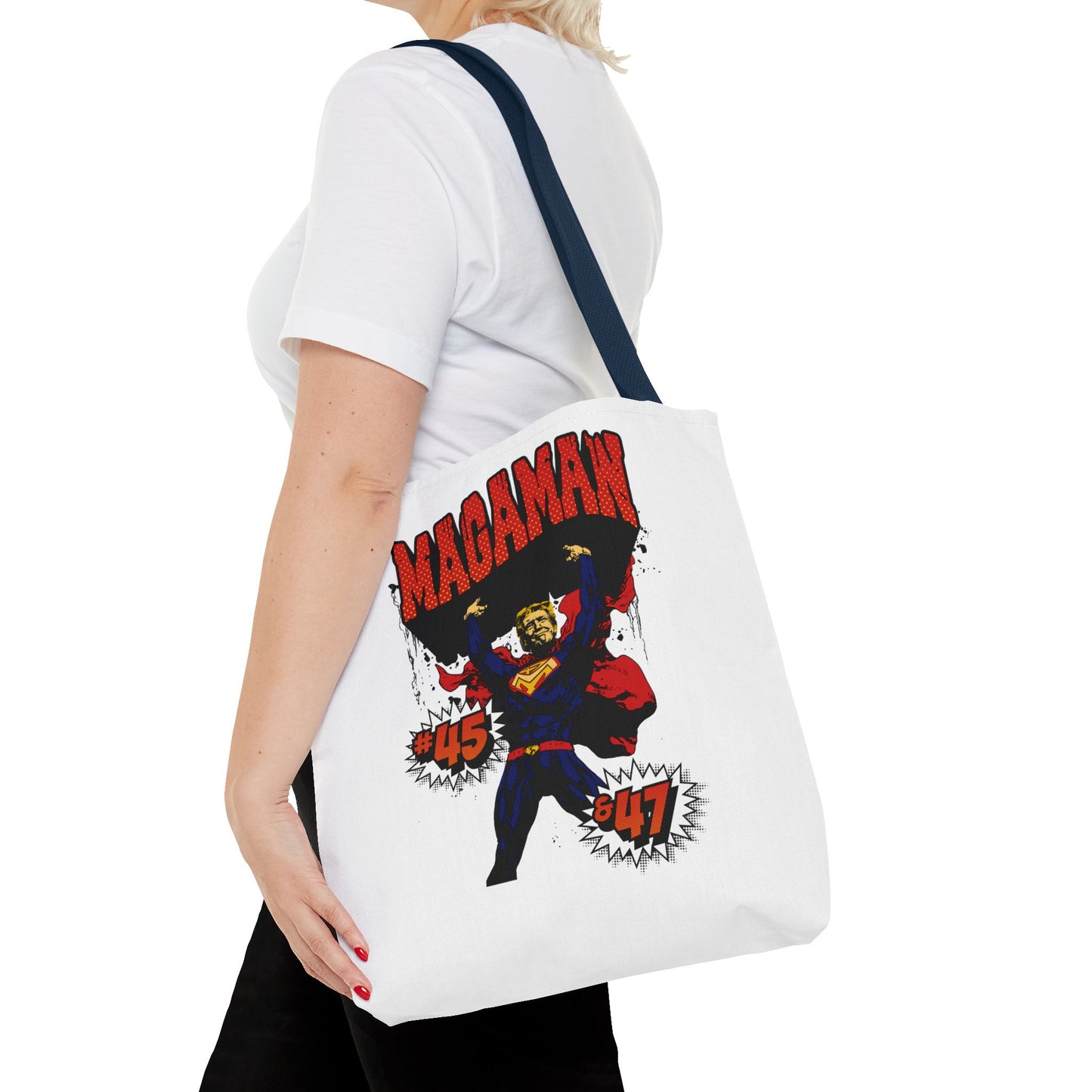 🛍️ MagaMan “Best President Ever” Tote Bag – Carry Patriotism Everywhere! 🇺🇸💪