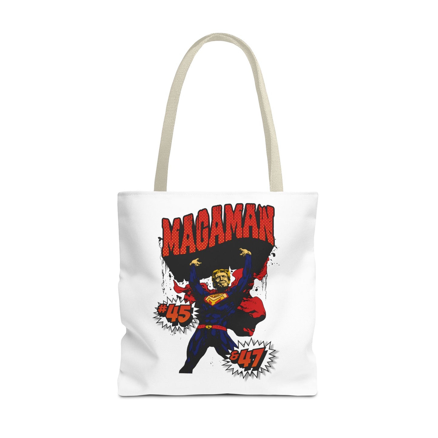 🛍️ MagaMan “Best President Ever” Tote Bag – Carry Patriotism Everywhere! 🇺🇸💪