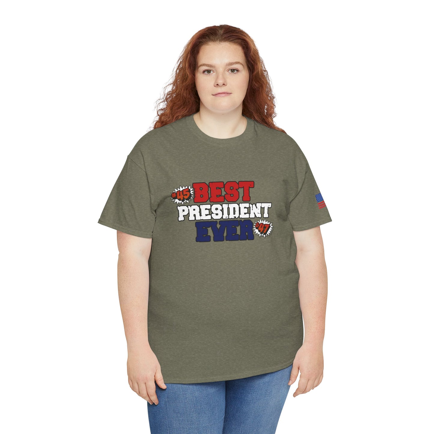 🔥 MagaMan “Best President Ever” T-Shirt – Stand Proud, Stay Bold! 🇺🇸💪
