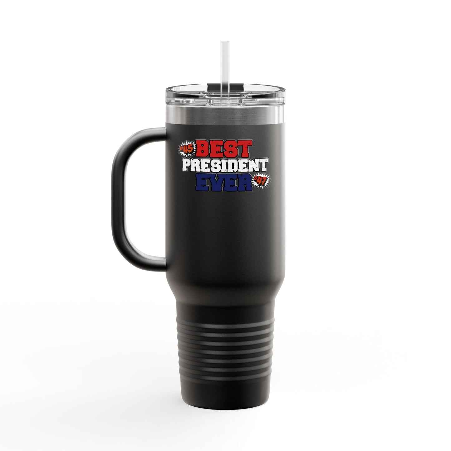 🔥 MagaMan “Best President Ever” 40oz Tumbler – Stay Hydrated, Stay Patriotic! 🇺🇸💪