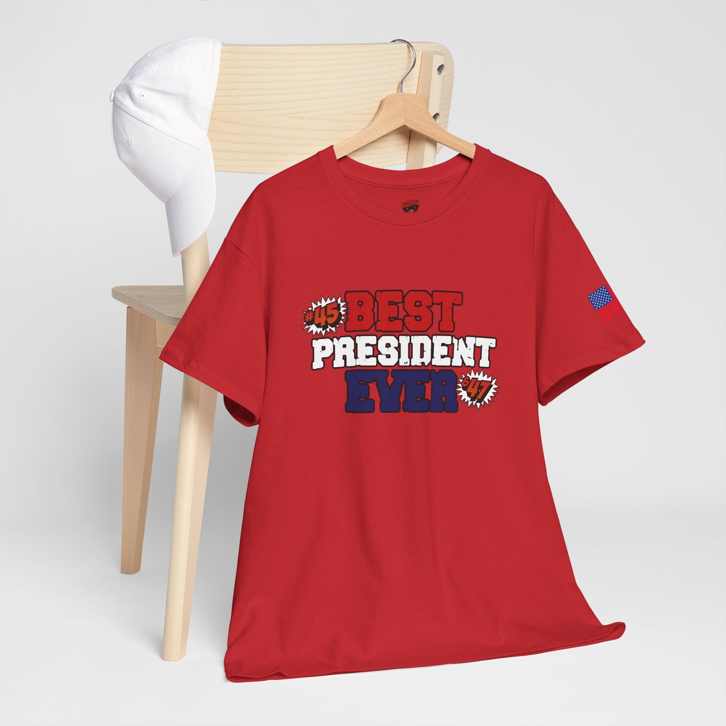 🔥 MagaMan “Best President Ever” T-Shirt – Stand Proud, Stay Bold! 🇺🇸💪