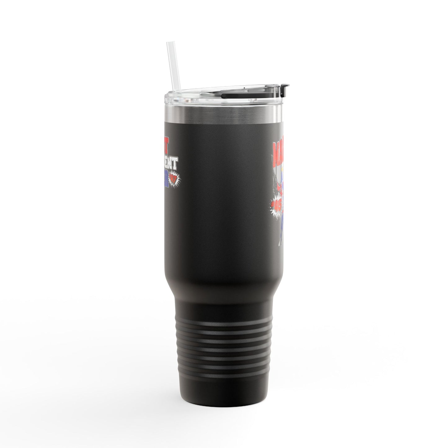 🔥 MagaMan “Best President Ever” 40oz Tumbler – Stay Hydrated, Stay Patriotic! 🇺🇸💪