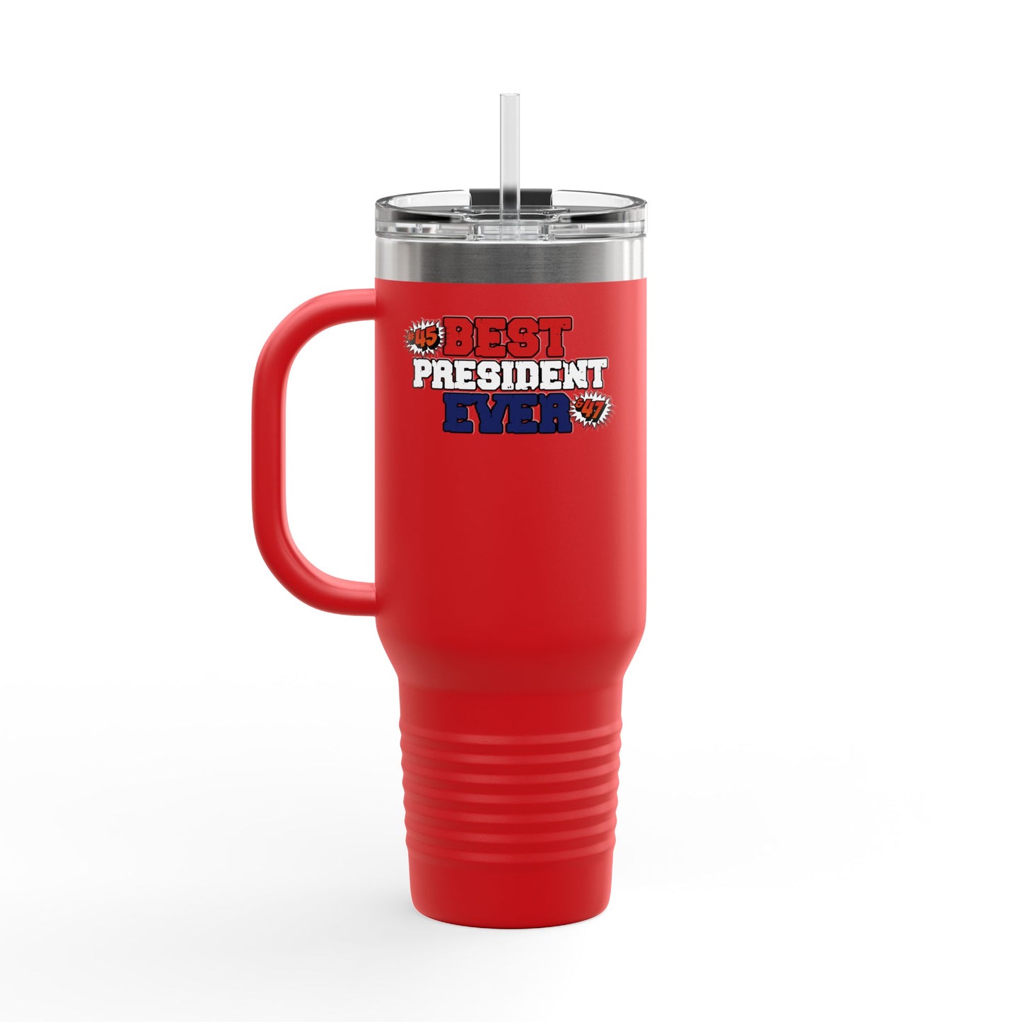 🔥 MagaMan “Best President Ever” 40oz Tumbler – Stay Hydrated, Stay Patriotic! 🇺🇸💪
