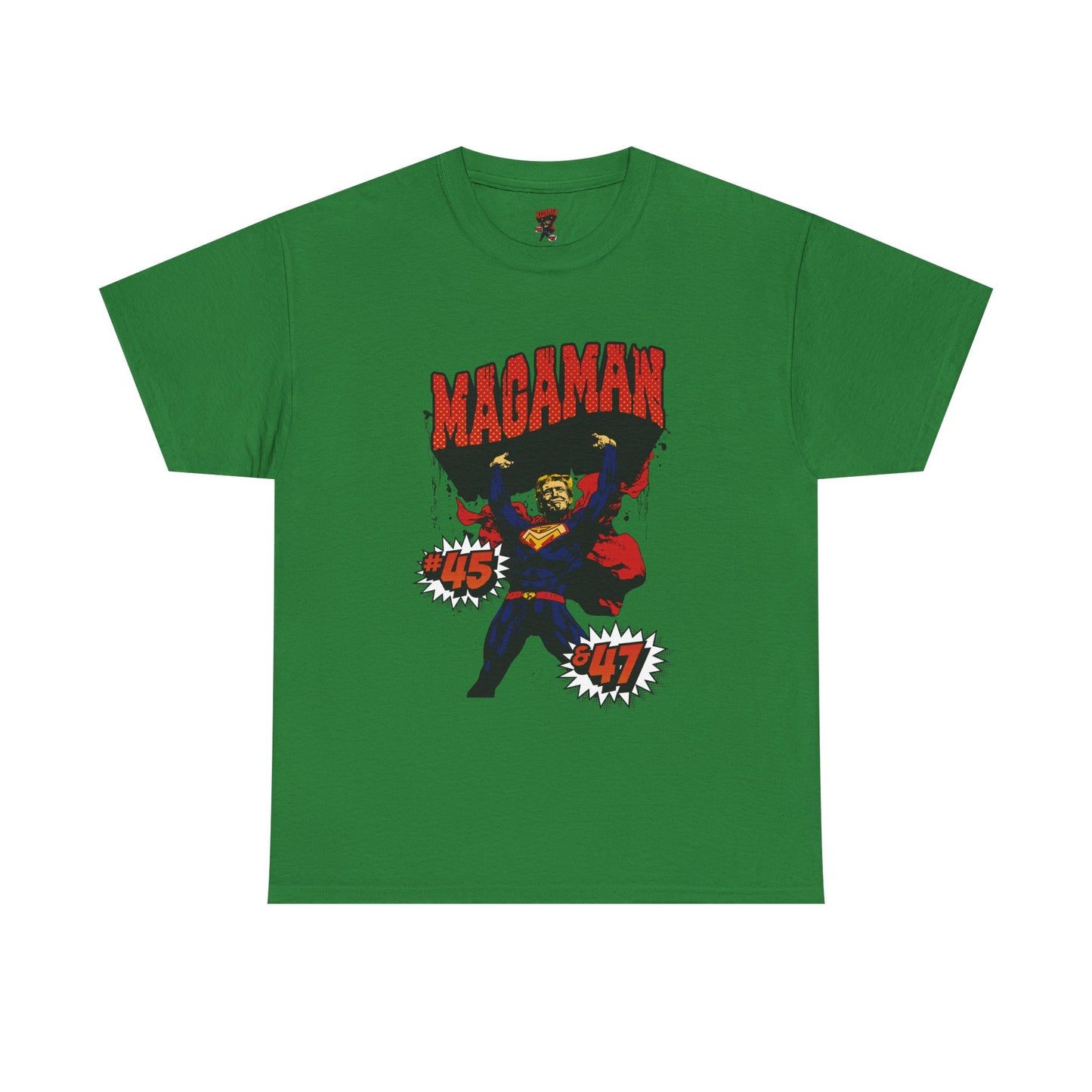 🔥 MagaMan Hero Tee – Stand Strong with 45 & 47! 🇺🇸💪