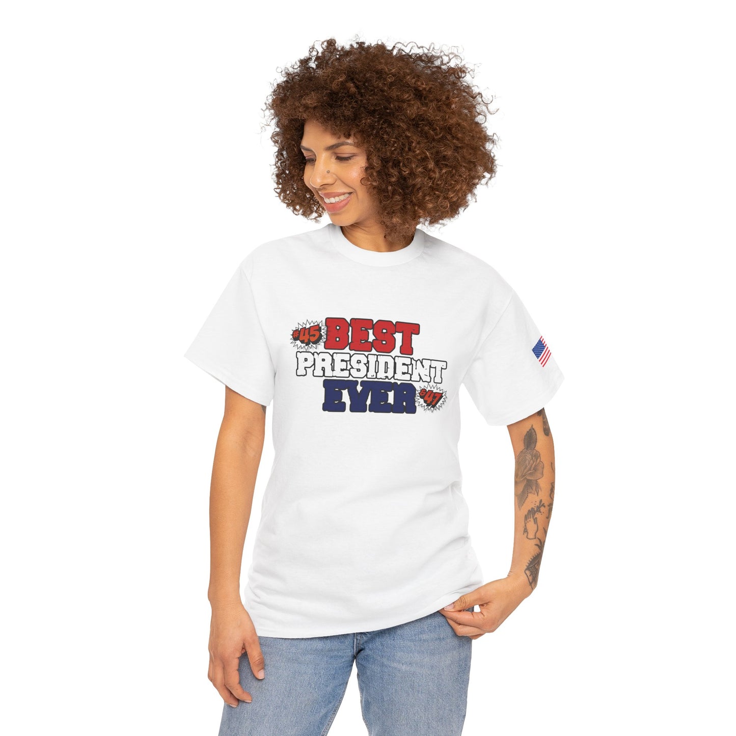 🔥 MagaMan “Best President Ever” T-Shirt – Stand Proud, Stay Bold! 🇺🇸💪