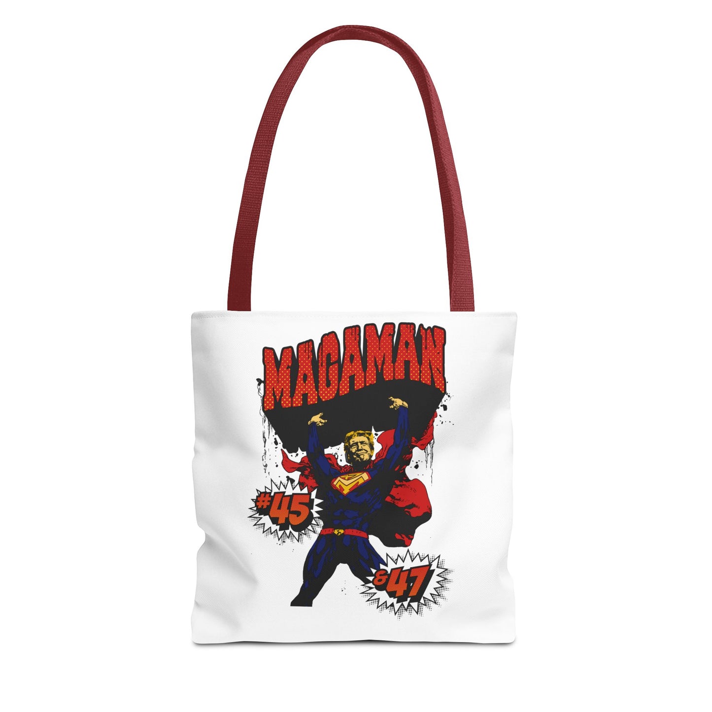 🛍️ MagaMan “Best President Ever” Tote Bag – Carry Patriotism Everywhere! 🇺🇸💪