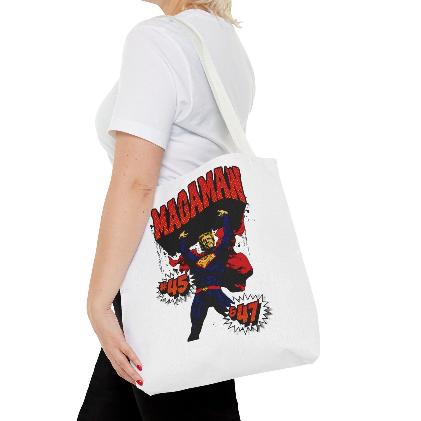 🛍️ MagaMan “Best President Ever” Tote Bag – Carry Patriotism Everywhere! 🇺🇸💪