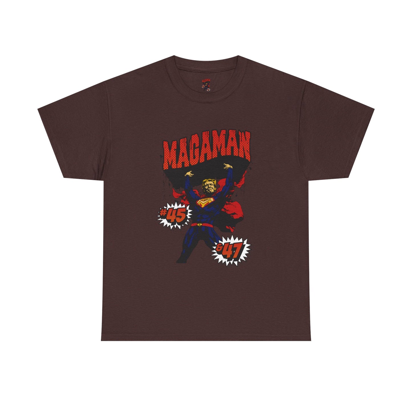 🔥 MagaMan Hero Tee – Stand Strong with 45 & 47! 🇺🇸💪