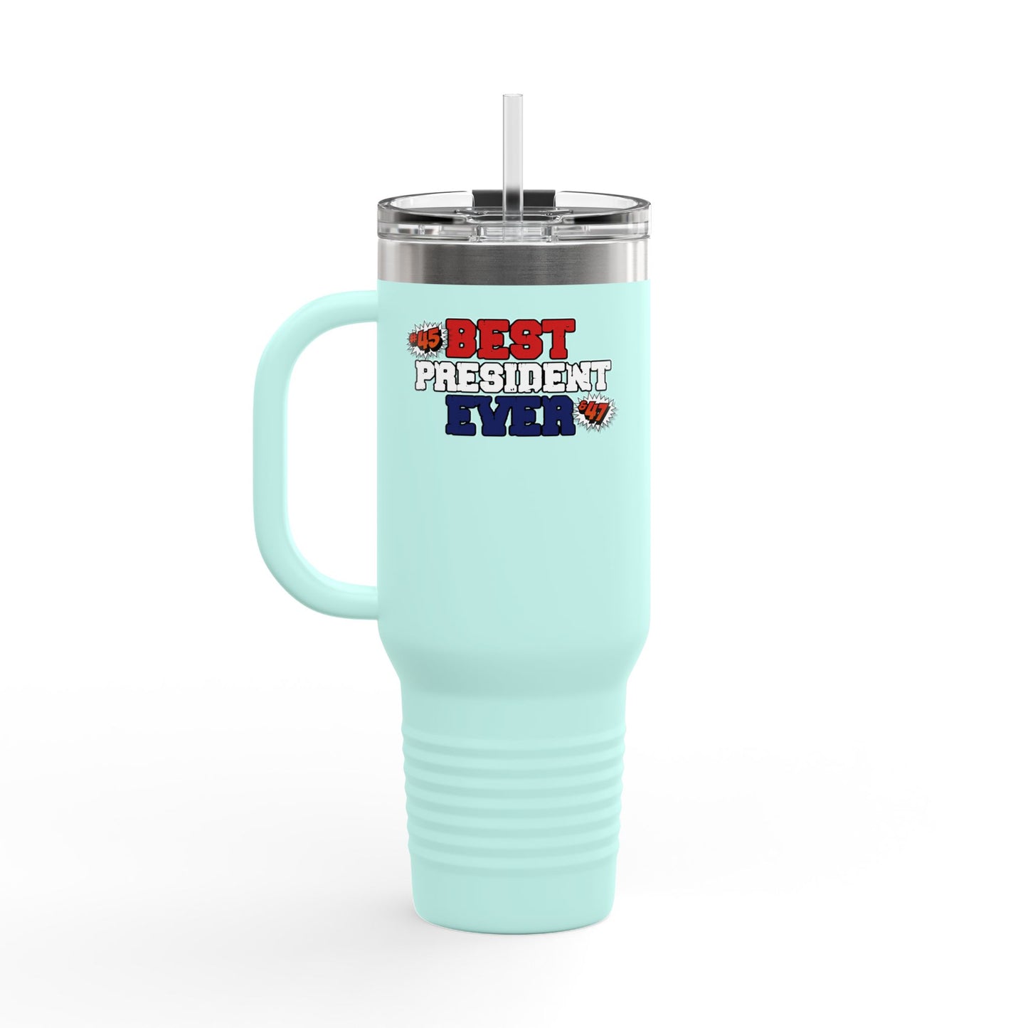🔥 MagaMan “Best President Ever” 40oz Tumbler – Stay Hydrated, Stay Patriotic! 🇺🇸💪