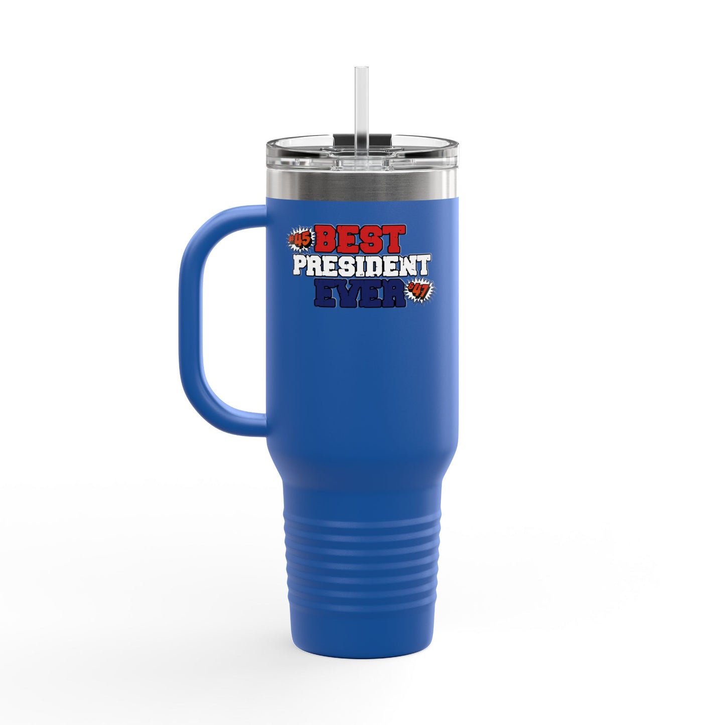 🔥 MagaMan “Best President Ever” 40oz Tumbler – Stay Hydrated, Stay Patriotic! 🇺🇸💪