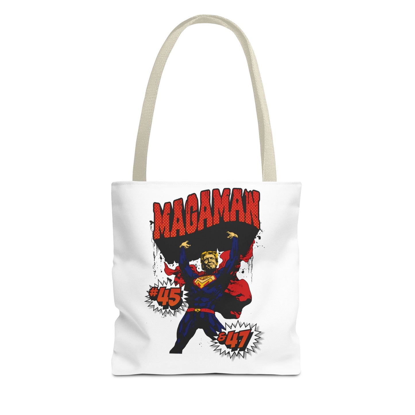 🛍️ MagaMan “Best President Ever” Tote Bag – Carry Patriotism Everywhere! 🇺🇸💪