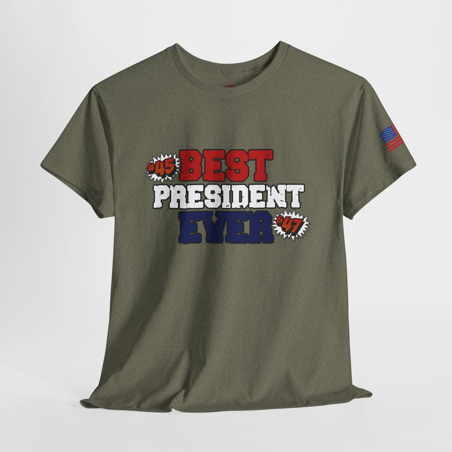 🔥 MagaMan “Best President Ever” T-Shirt – Stand Proud, Stay Bold! 🇺🇸💪