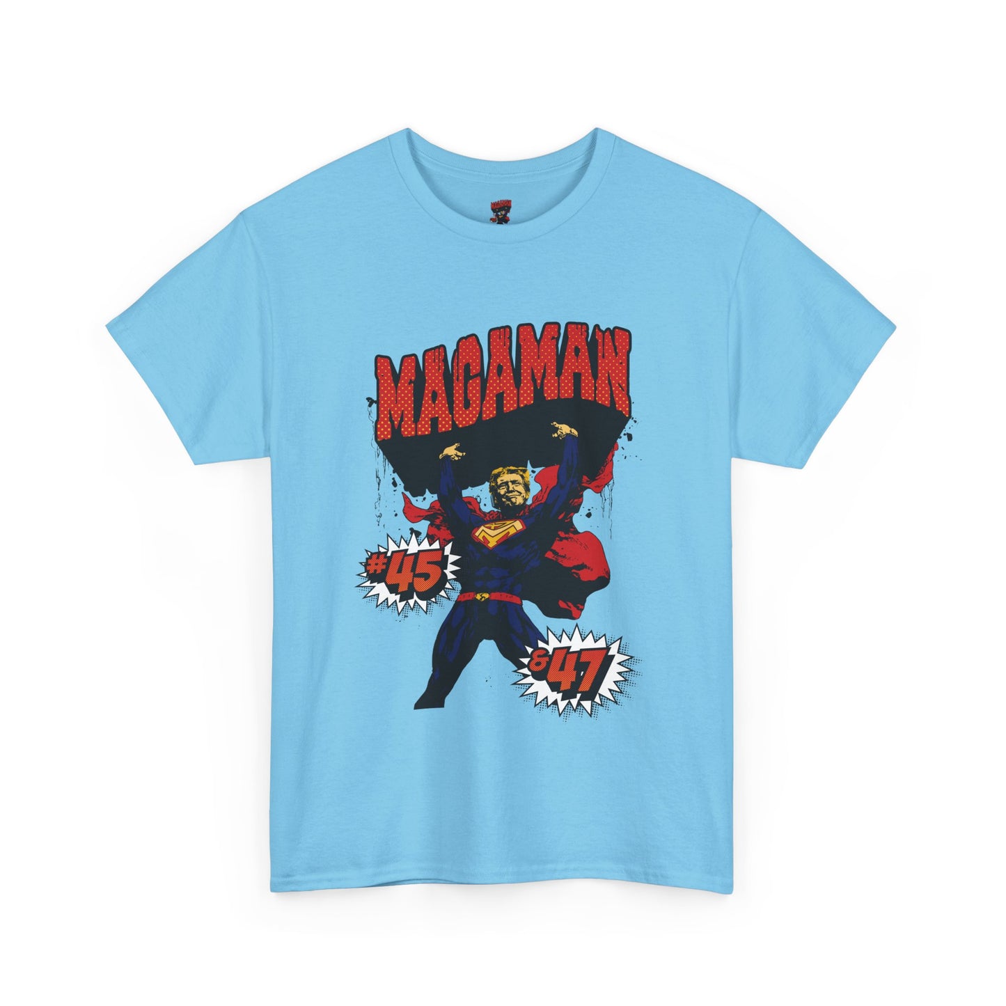 🔥 MagaMan Hero Tee – Stand Strong with 45 & 47! 🇺🇸💪