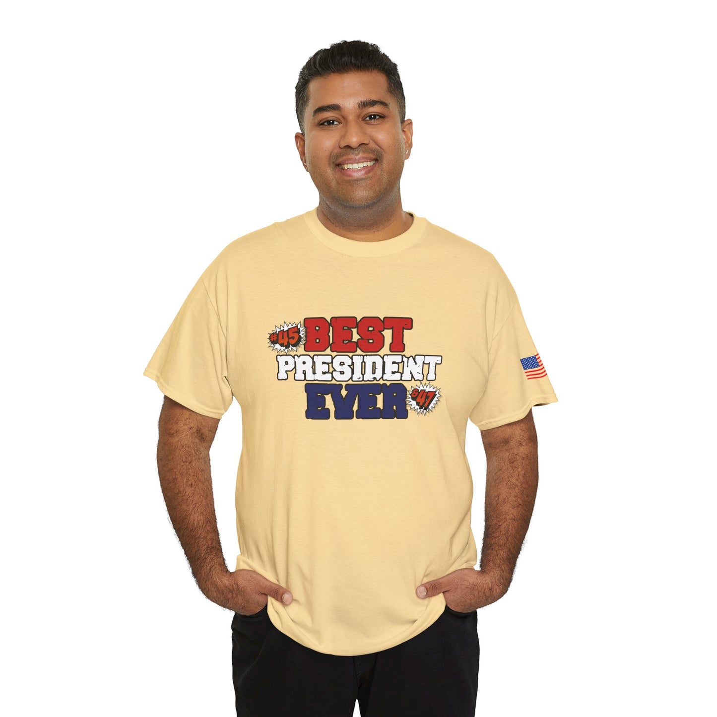 🔥 MagaMan “Best President Ever” T-Shirt – Stand Proud, Stay Bold! 🇺🇸💪